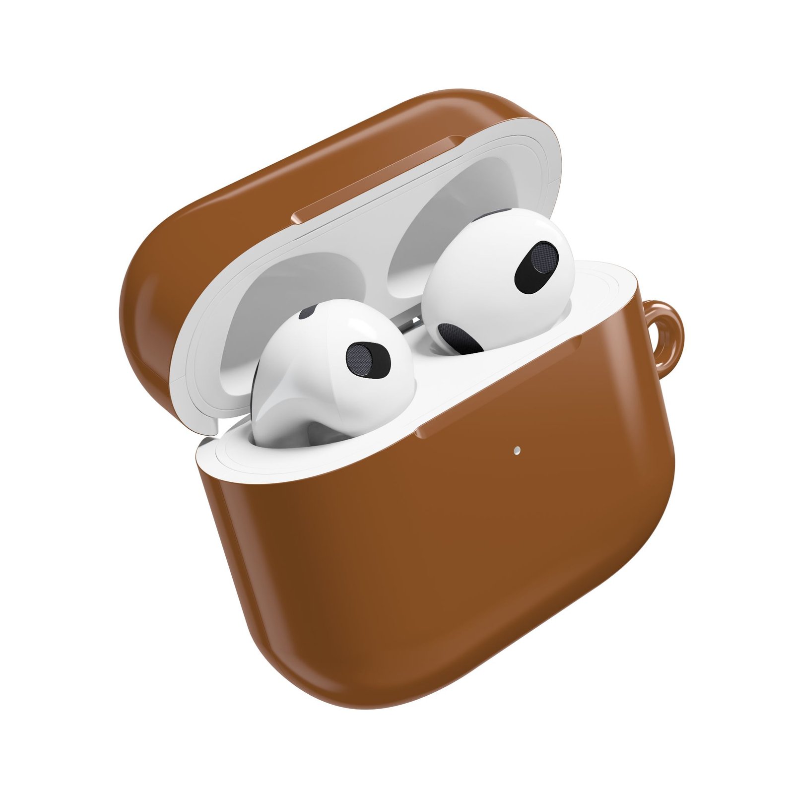 Stylish Brown AirPod Cases, Tech Accessory for Protection, Modern Earbud Accessory Case - Image 3