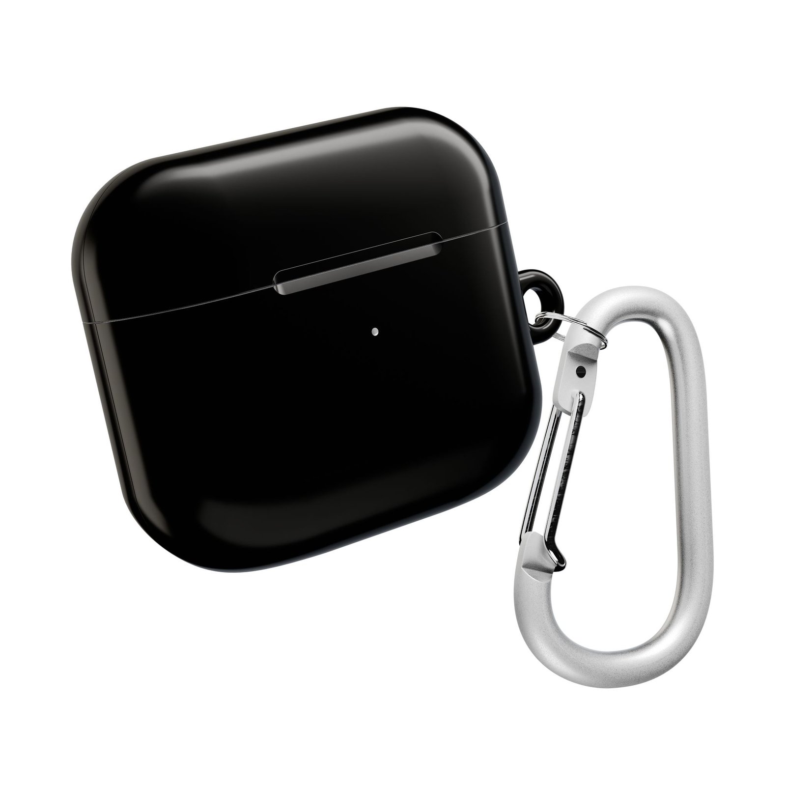 Stylish Black AirPod Case for Protection, Unique Earbud Accessories, Black AirPods Case - Image 2