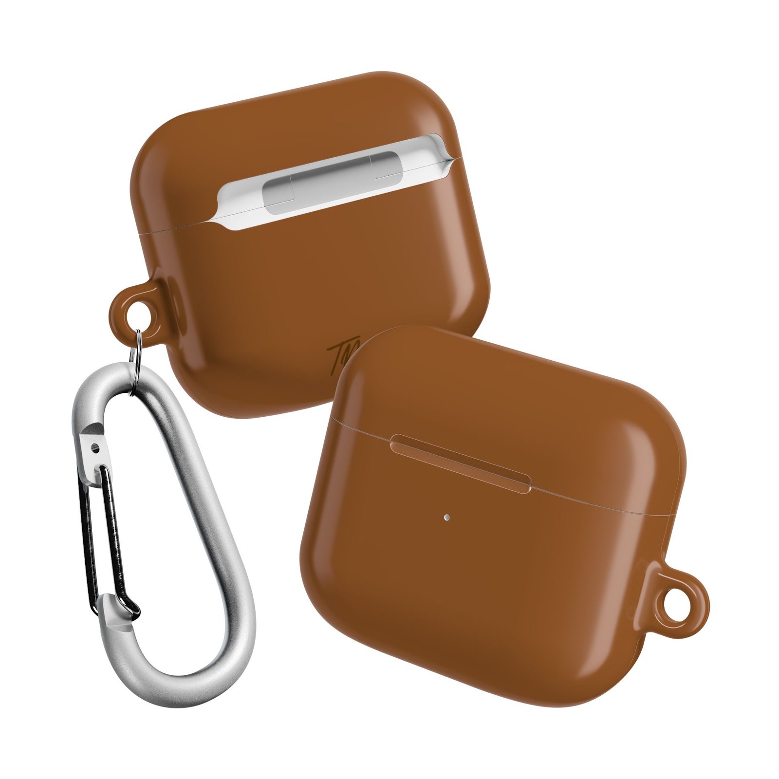 Stylish Brown AirPod Cases, Tech Accessory for Protection, Modern Earbud Accessory Case - Image 4