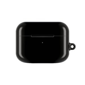 Stylish Black AirPod Case for Protection, Unique Earbud Accessories, Black AirPods Case