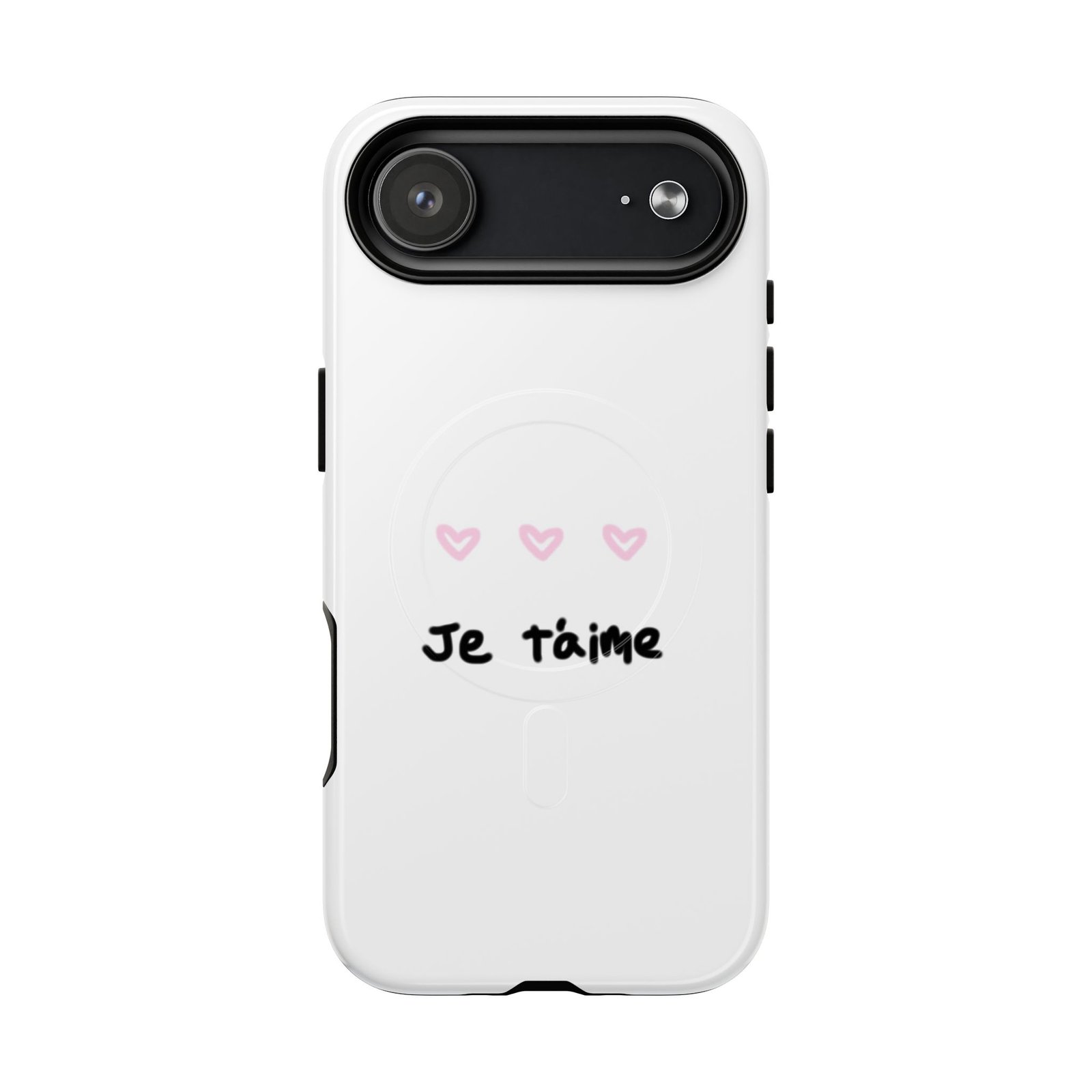 MagSafe® Compatible Cute Je t'aime Heart Phone Case, Durable Protective Phone Cover - Image 13