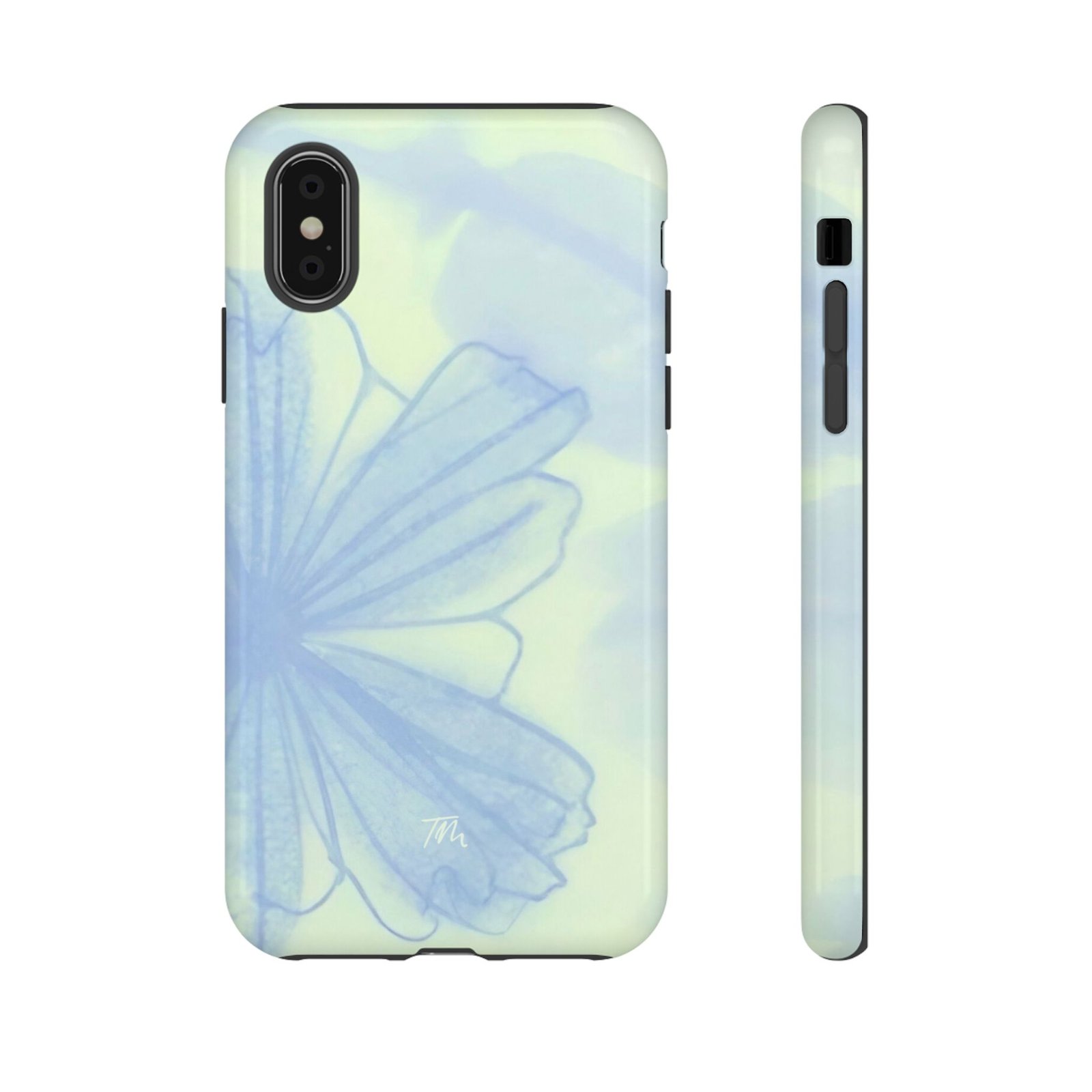 Floral Tough Phone Case, Durable iPhone Cover for Protection - Image 3