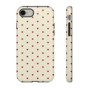 Heart Pattern Phone Case, Cute Phone Cover, Trendy Tech Accessory