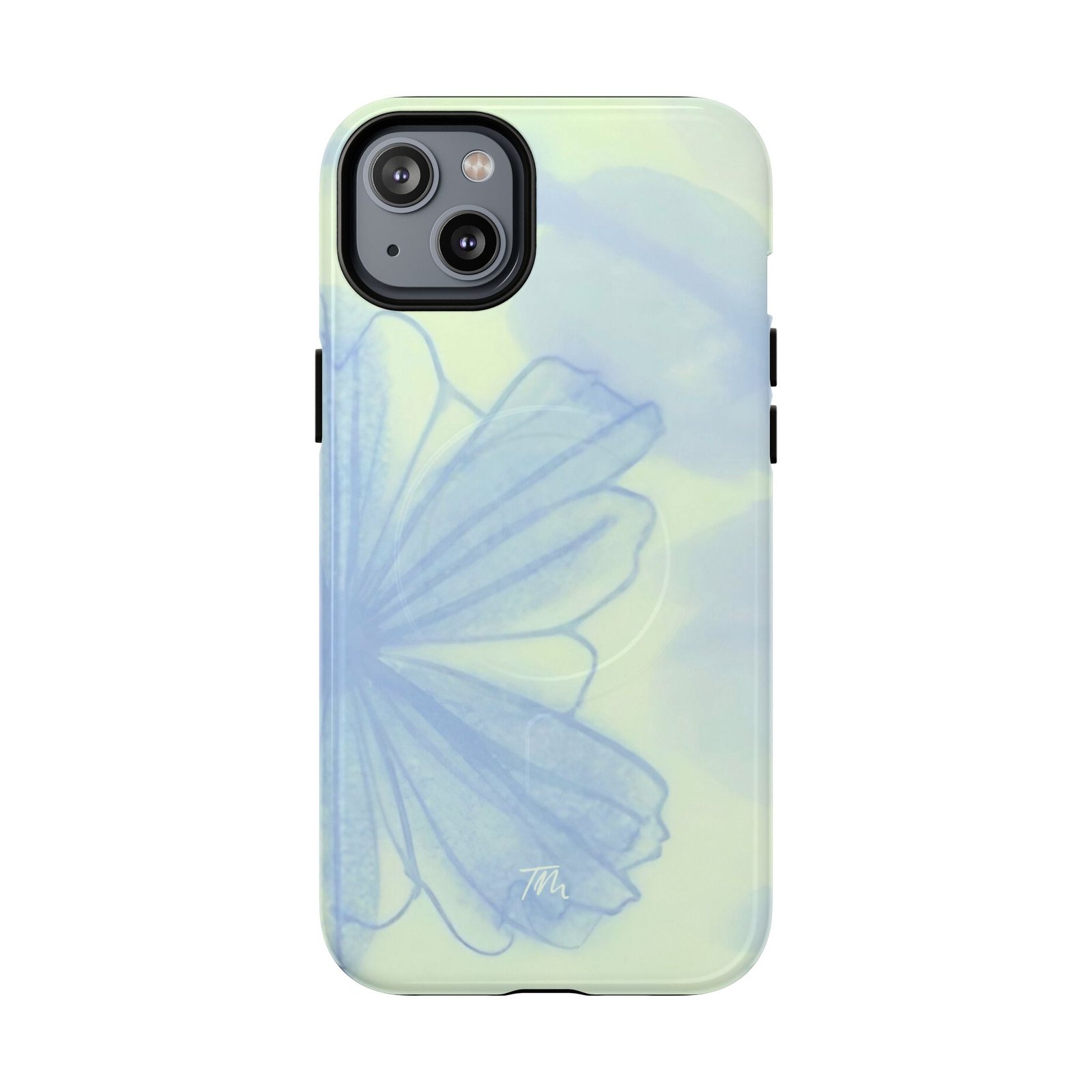 MagSafe® Compatible Green Floral Tough Phone Case, Durable and Stylish Phone Protection - Image 6