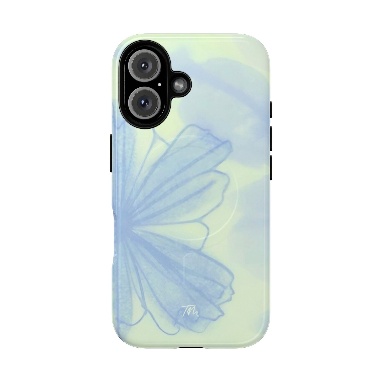 MagSafe® Compatible Green Floral Tough Phone Case, Durable and Stylish Phone Protection - Image 10