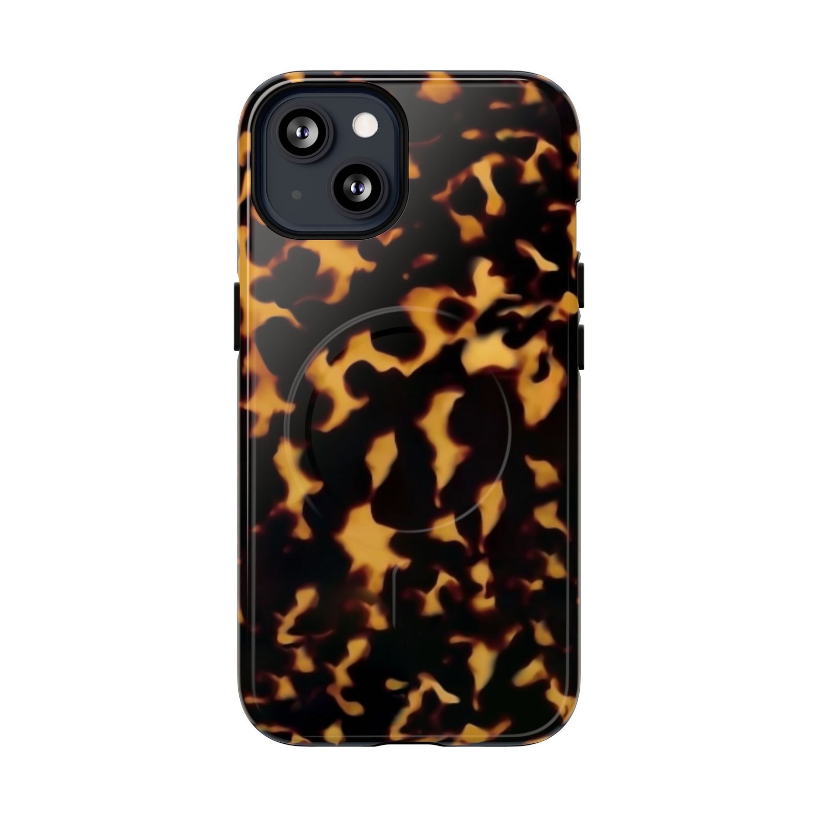 MagSafe® Compatible Tough Chic Tortoishell Pattern Case, Stylish & Durable Phone Case - Image 19